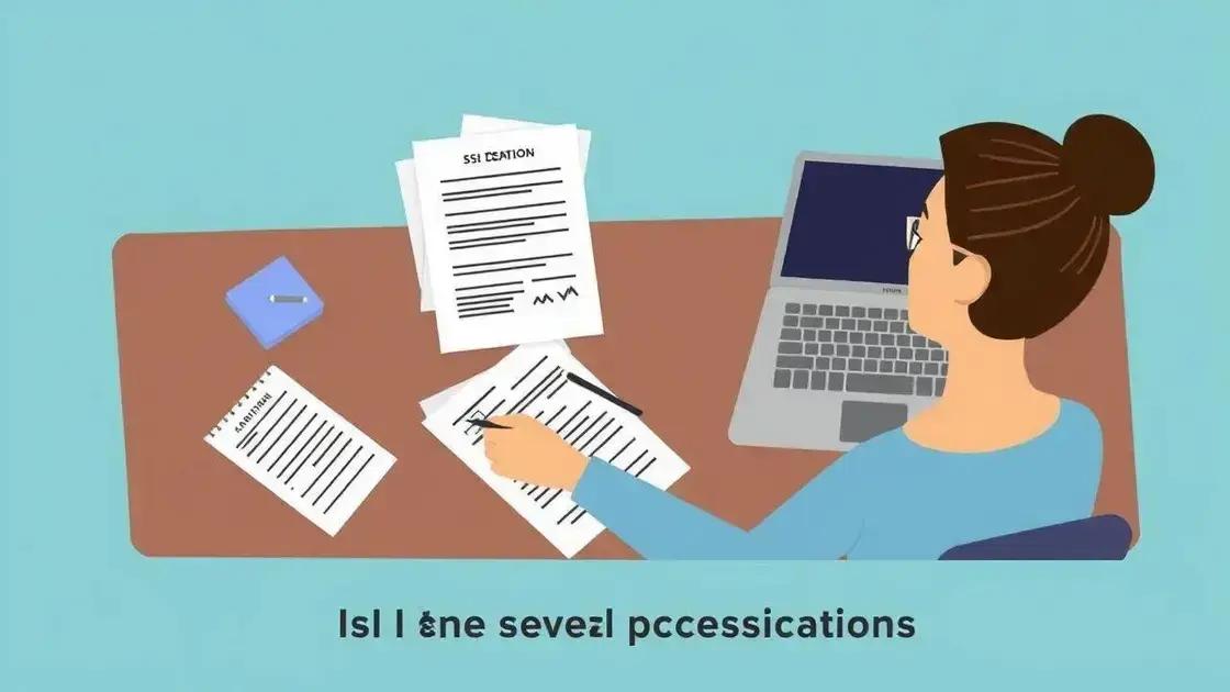 The application process for SSI benefits The application process for SSI benefits