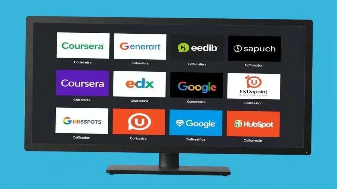 Top platforms offering free certification courses