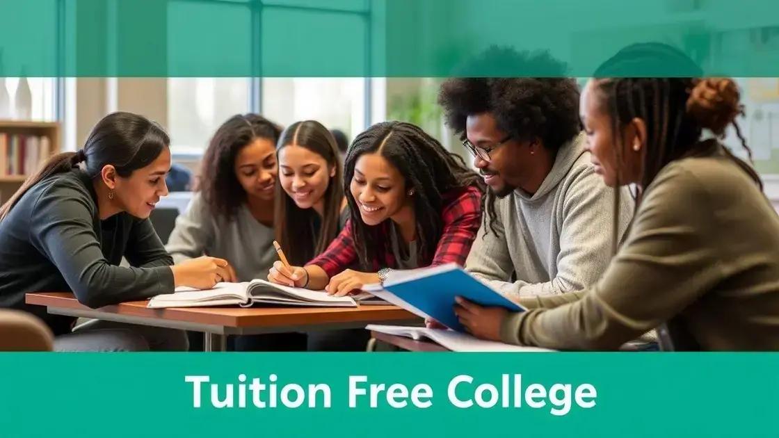 Benefits of attending a tuition-free college