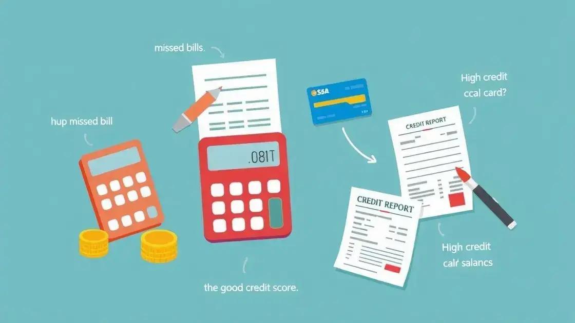 Common mistakes that lower credit scores Common mistakes that lower credit scores