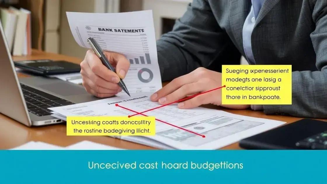 Identifying unnecessary costs Identifying unnecessary costs